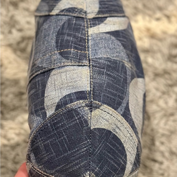 Coach Denim and Leather Hobo Bag - Picture 7 of 8